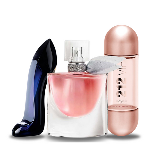 SET DI 3 PROFUMI: GOOD GIRL, LANCOME LA VIE EST BELLE, 212 VIP ROSÉ 100ML
